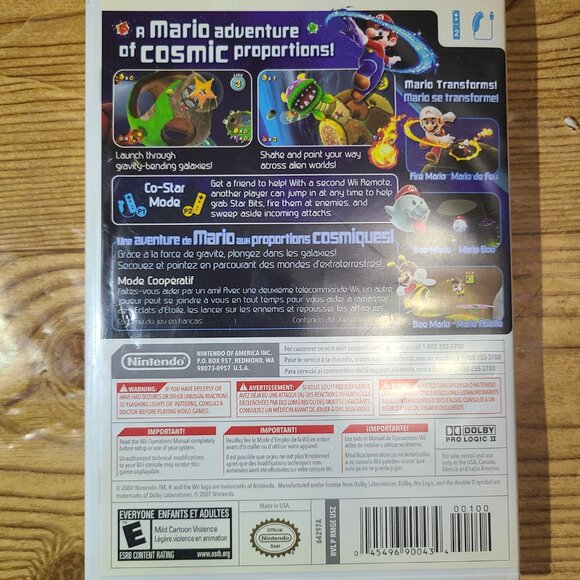 Super Mario Galaxy Nintendo Wii Game (CIB) - Picture 4 of 4